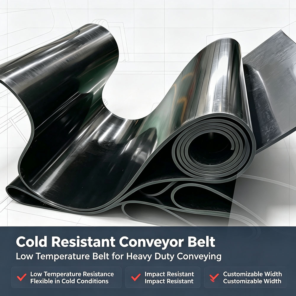 Hongyuan Cold Resistant Conveyor Belt Low Temperature Belt for Heavy Duty Conveyingx ￼