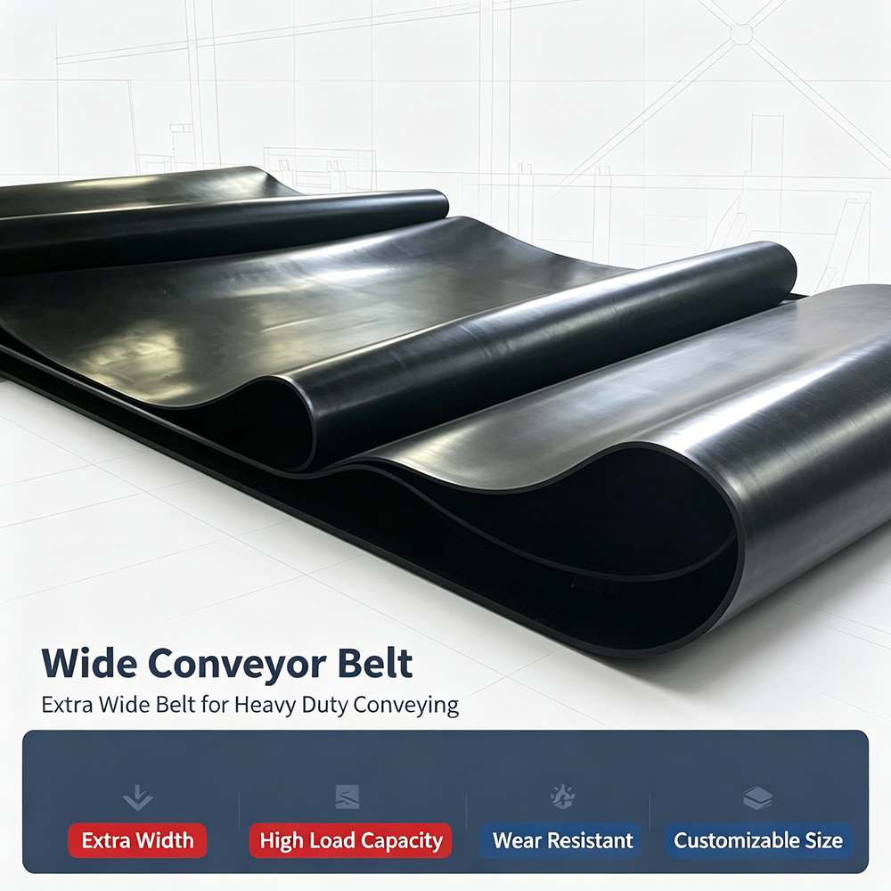 Hongyuan Wide Conveyor Belt, Extra Wide Heavy Duty Rubber Conveyor Belt
